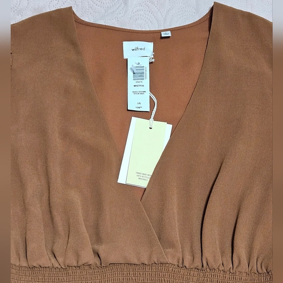 Aritzia Wilfred Wistful Dress NWT Sz L - Picture 2 of 10